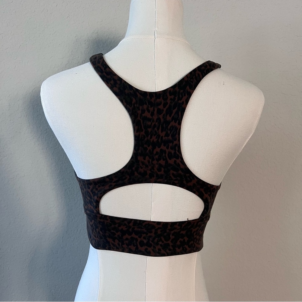 Varley Leopard Print Sports Bra - Picture 4 of 7